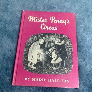 Mister penny’s circus 1962 vintage book by Marie Hall  Ets